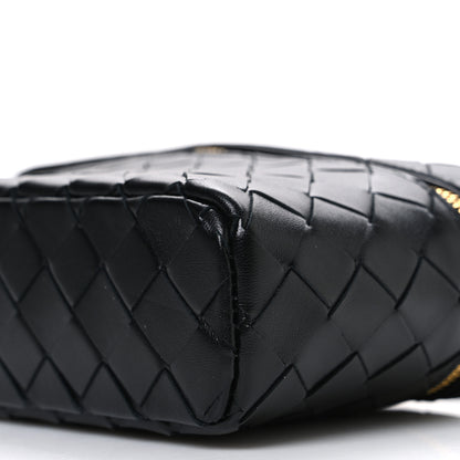 Bottega Veneta Calfskin Intrecciato Bang Bang Vanity Case Black 11 of 11