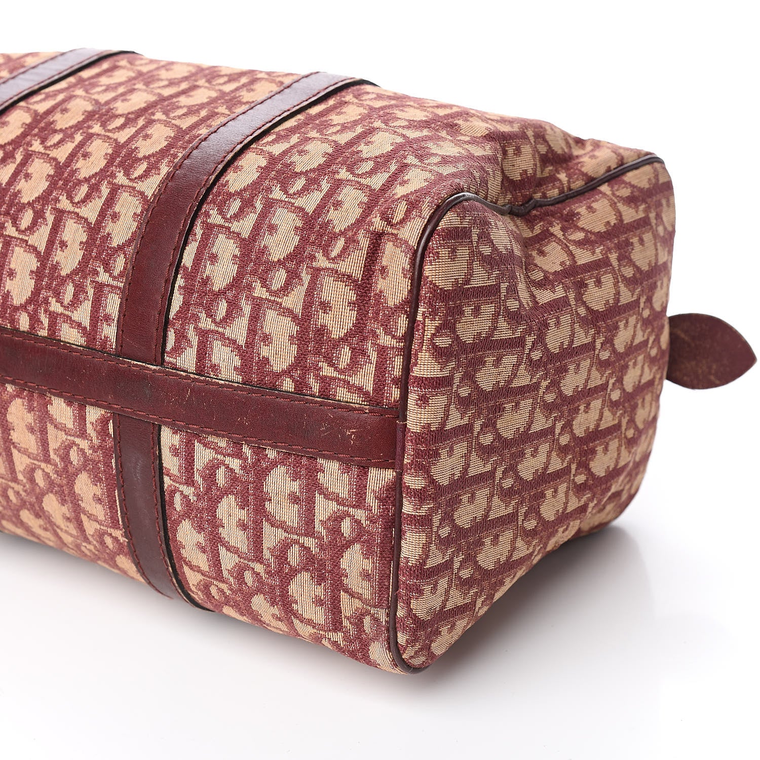 Christian Dior Monogram Boston Burgundy 13 of 16