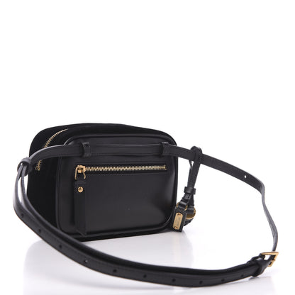 Saint Laurent Velour Matelasse Monogram Lou Belt Bag Black 3 of 16