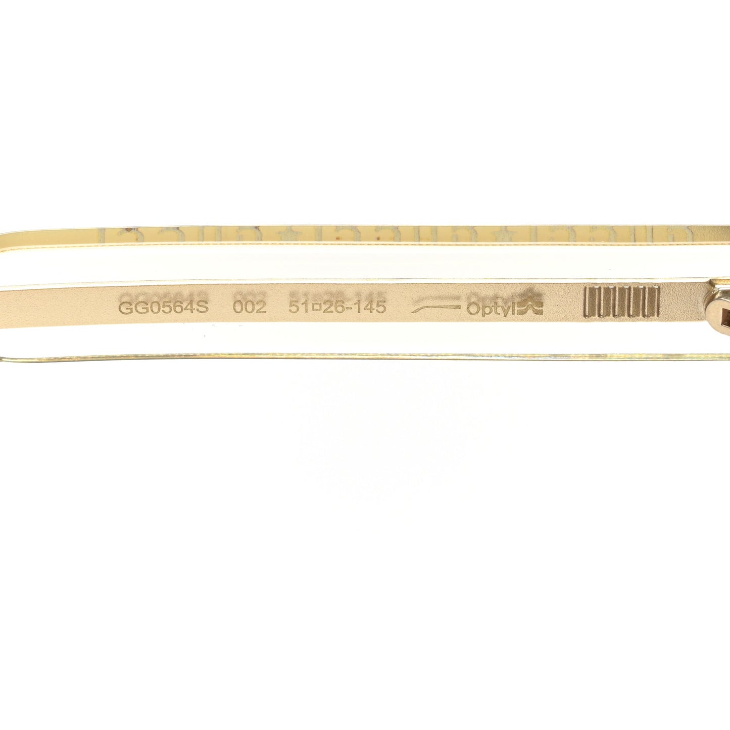 Acetate Crystal Square Sunglasses GG0564S Tortoise
