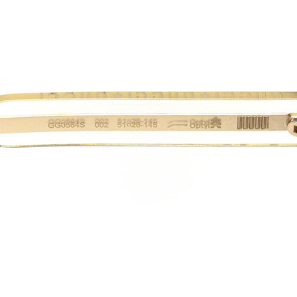 Gucci Acetate Crystal Square Sunglasses GG0564S Tortoise 5 of 8