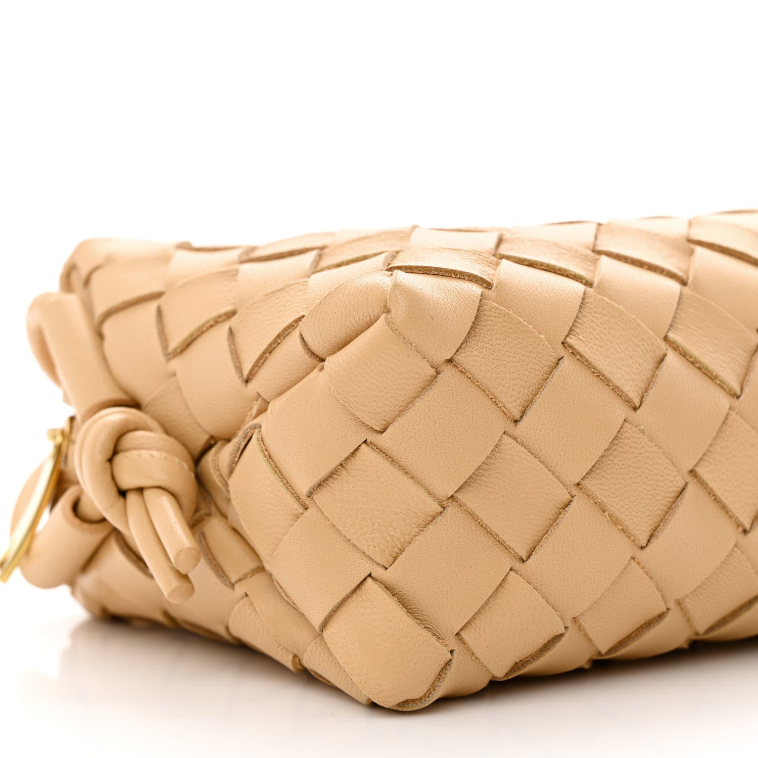 Bottega Veneta Nappa Intrecciato Mini Loop Camera Bag Almond 8 of 9