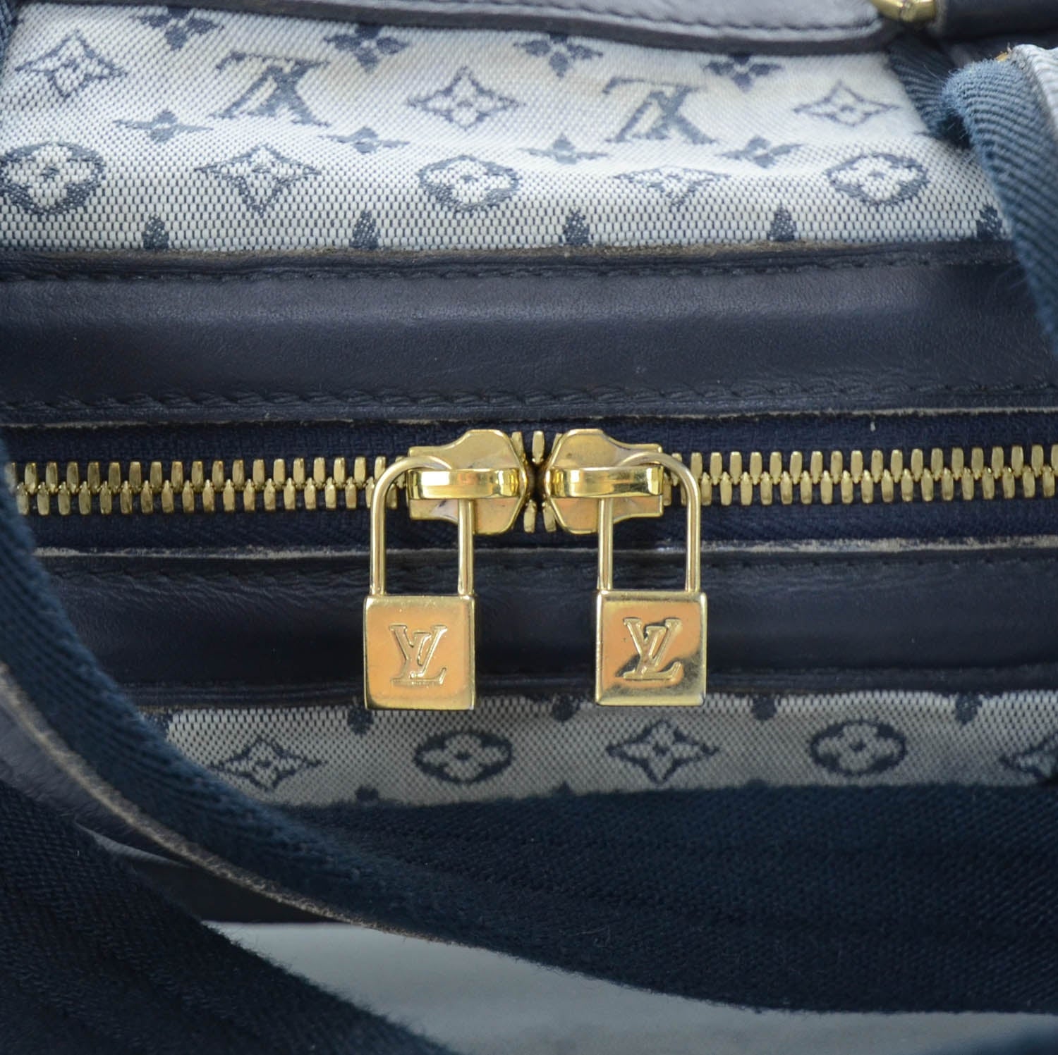 Louis Vuitton Mini Monogram Josephine PM Blue 8 of 15