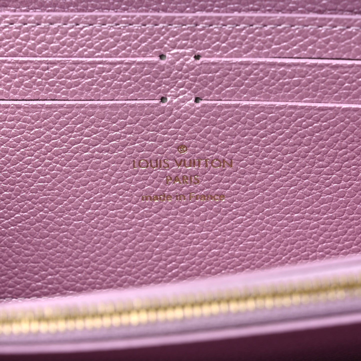 Metallic Empreinte Clemence Wallet Pearly Lilac