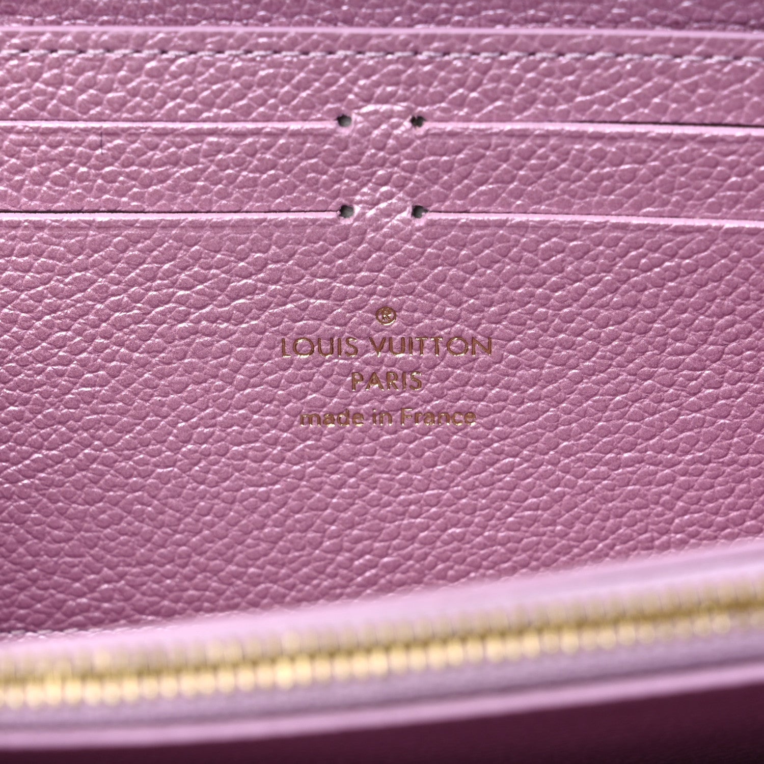 Louis Vuitton Metallic Empreinte Clemence Wallet Pearly Lilac 6 of 10