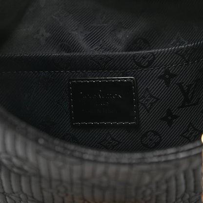 Louis Vuitton Calfskin Quilted Monogram Altair Clutch Black 6 of 6