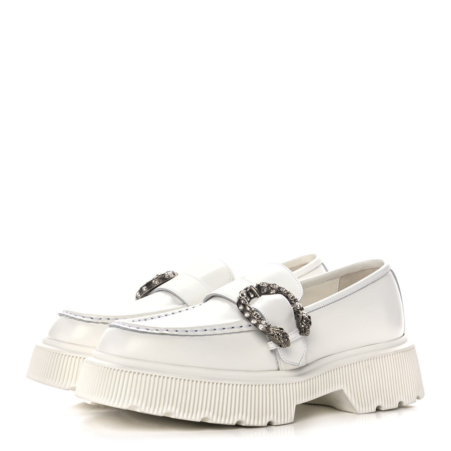 Cordovan Lux Dionysus Hunder Loafers 40 Great White