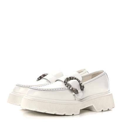 Gucci Cordovan Lux Dionysus Hunder Loafers 40 Great White 3 of 12