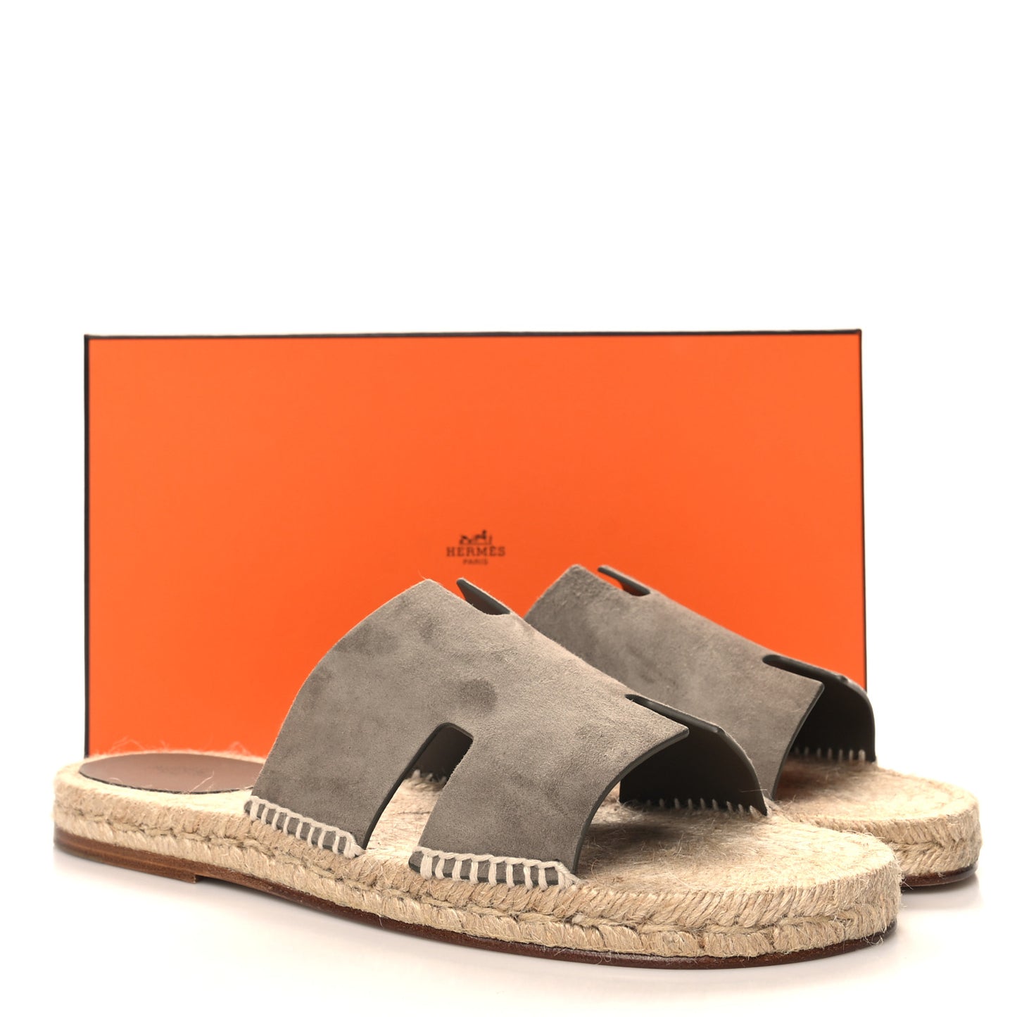 Suede Goatskin Mens Antigua Espadrille Sandals 44 Beige Sable