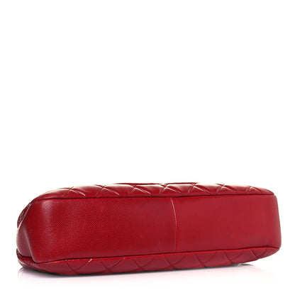 Chanel Caviar Quilted Timeless CC Soft Tote Red 3 of 11