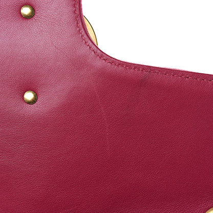 Gucci Velvet Matelasse Blind for Love Embroidered Medium GG Marmont Shoulder Bag Light Raspberry Rose Multicolor 16 of 20