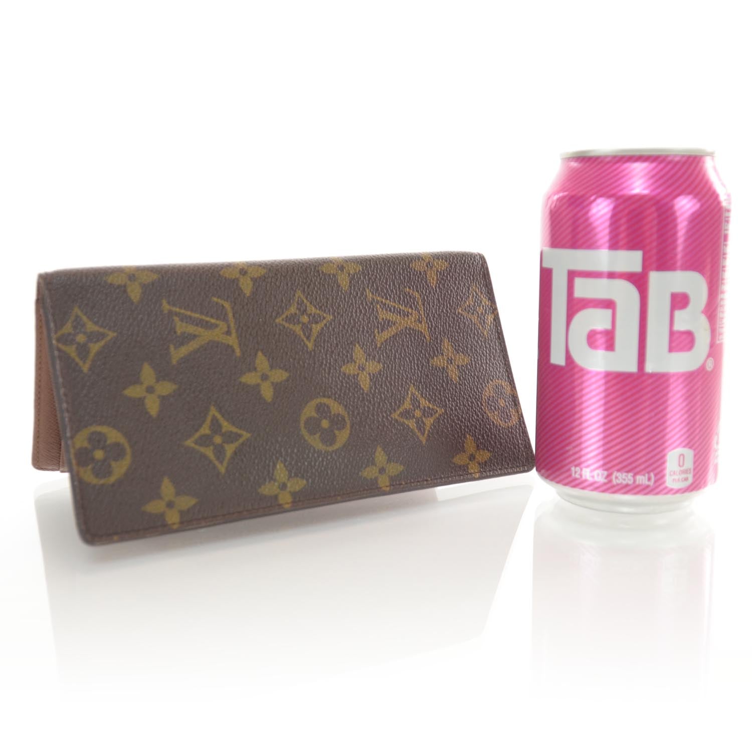Louis Vuitton Monogram Porte Valeurs Checkbook Wallet 2 of 7
