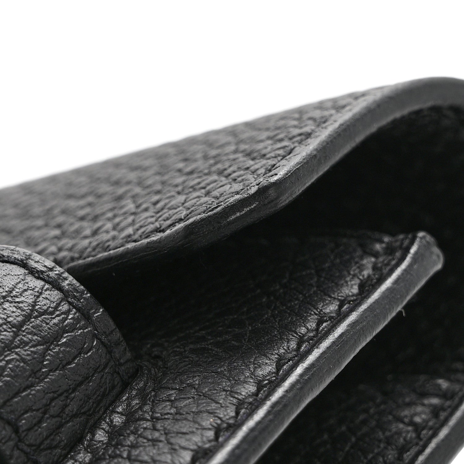 Hermes Togo Kelly Depeches 25 Pouch Black 7 of 9