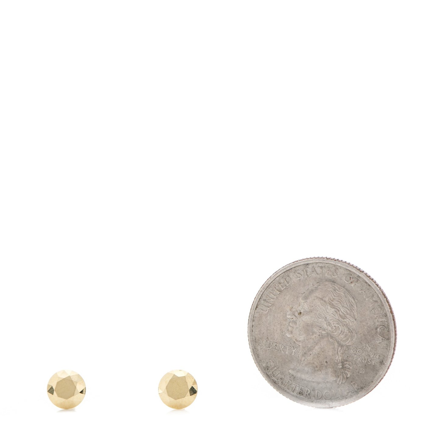 18K Yellow Gold Elsa Peretti Two Carat Faceted Earrings