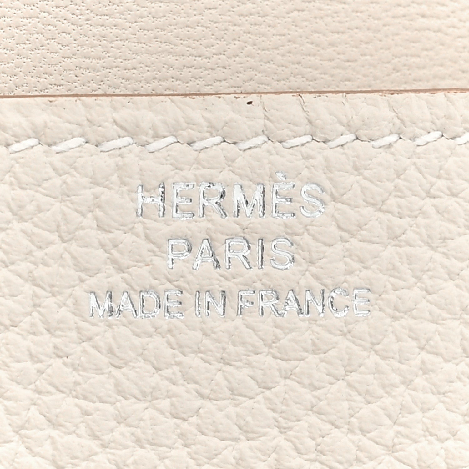 Hermes Togo Dogon Card Case Gris Perle 6 of 11