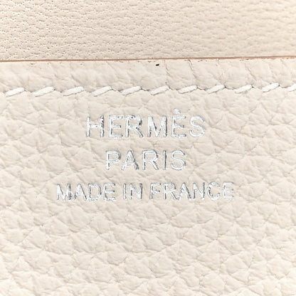 Hermes Togo Dogon Card Case Gris Perle 6 of 11