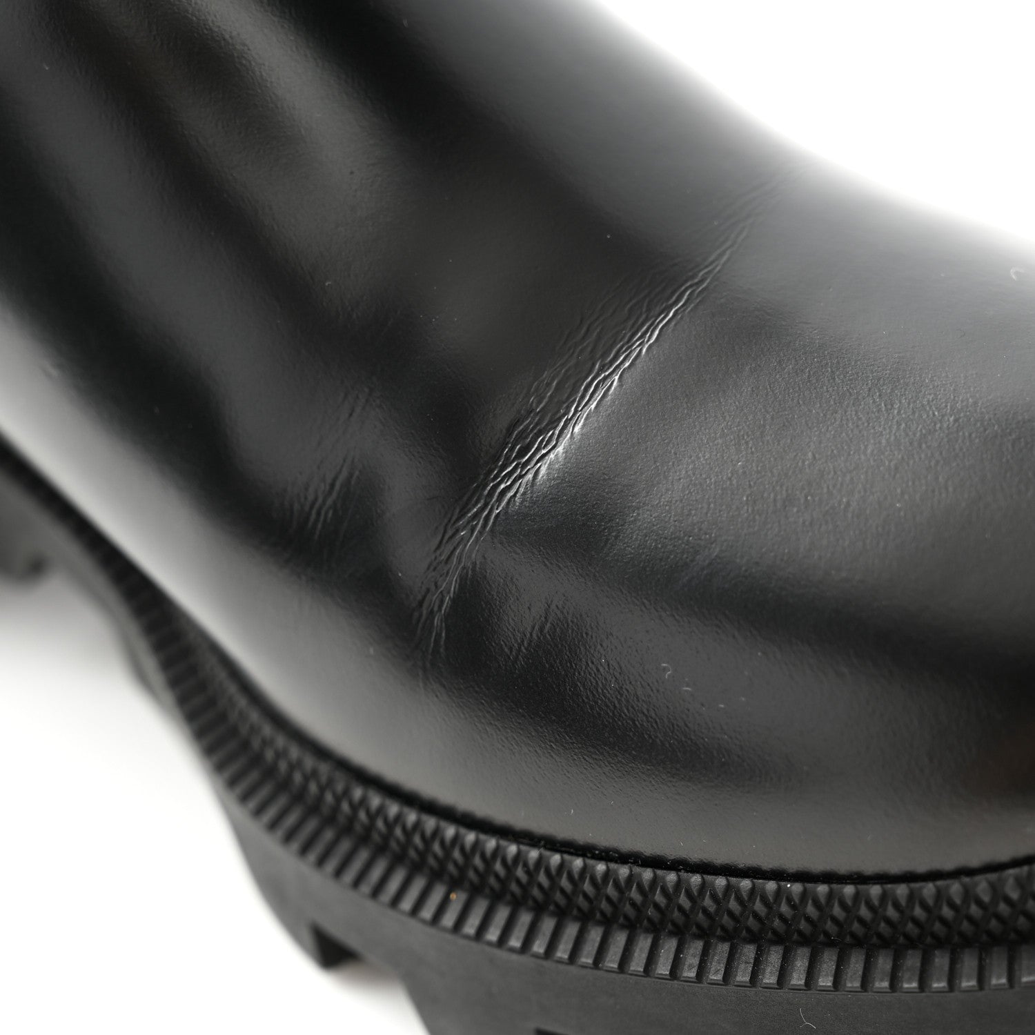 Gucci Calfskin Crystal GG Trip Chelsea Ankle Boots 39.5 Black 9 of 11