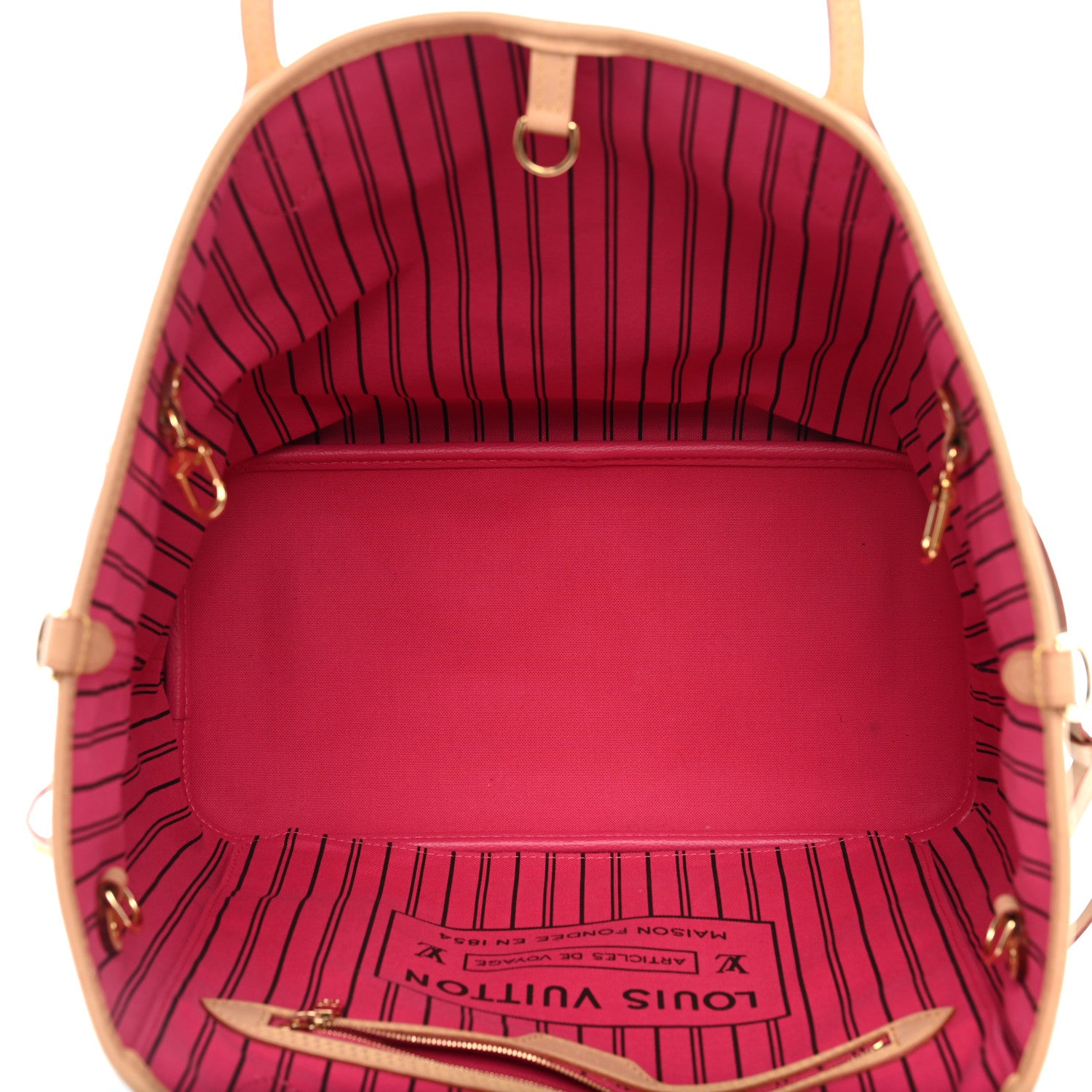 Louis Vuitton Monogram Inside Out Neverfull Bandouliere MM Rose Pondichery 5 of 10