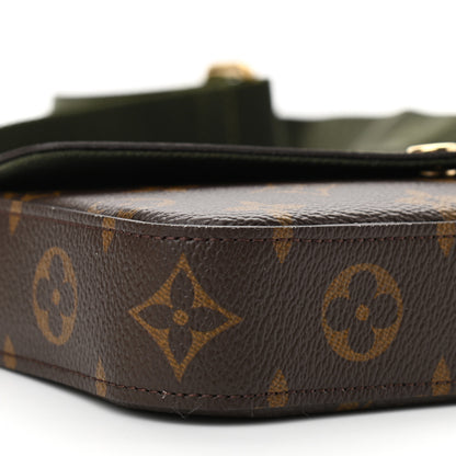 Louis Vuitton Monogram Felicie Strap & Go Kaki 8 of 9