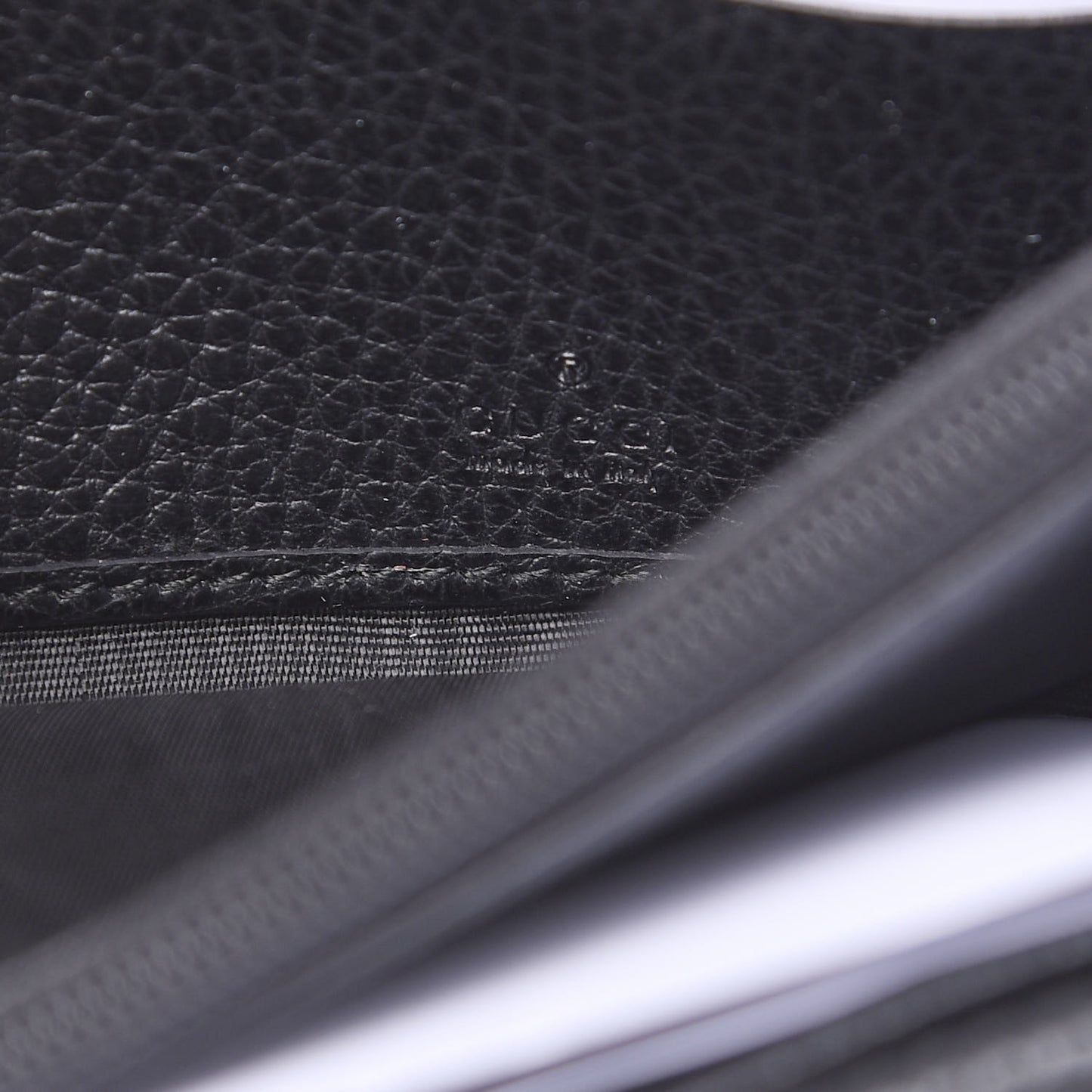Dollar Calfskin GG Marmont Continental Wallet Black