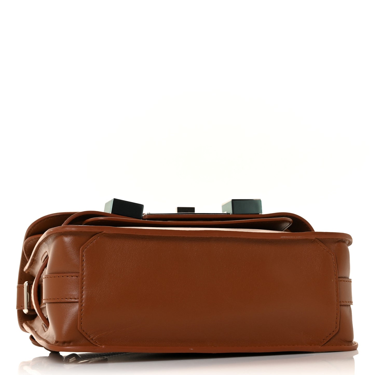 Smooth Calfskin Mini PS11 Classic Shoulder Bag Caramel