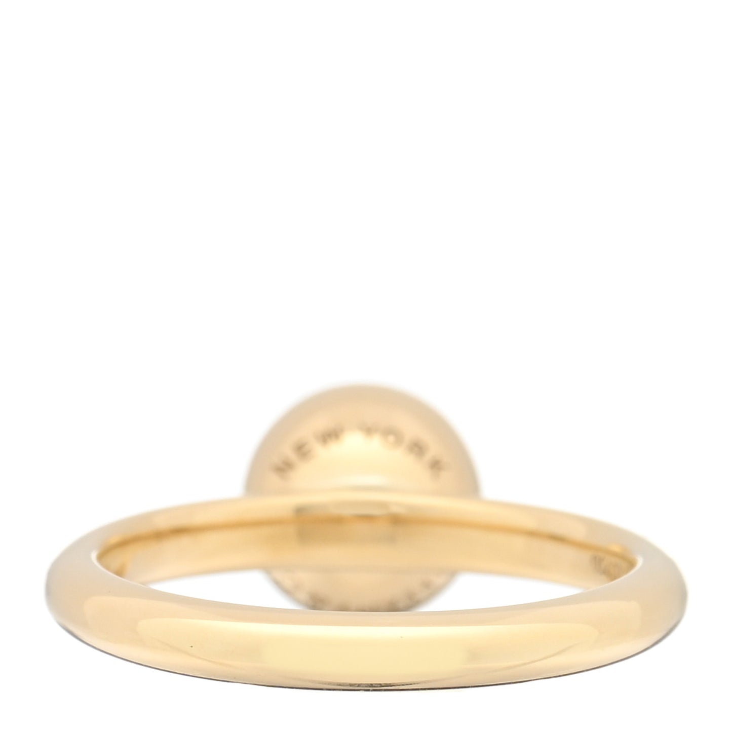 18K Yellow Gold 8mm Hardwear Ball Ring 50 5.25