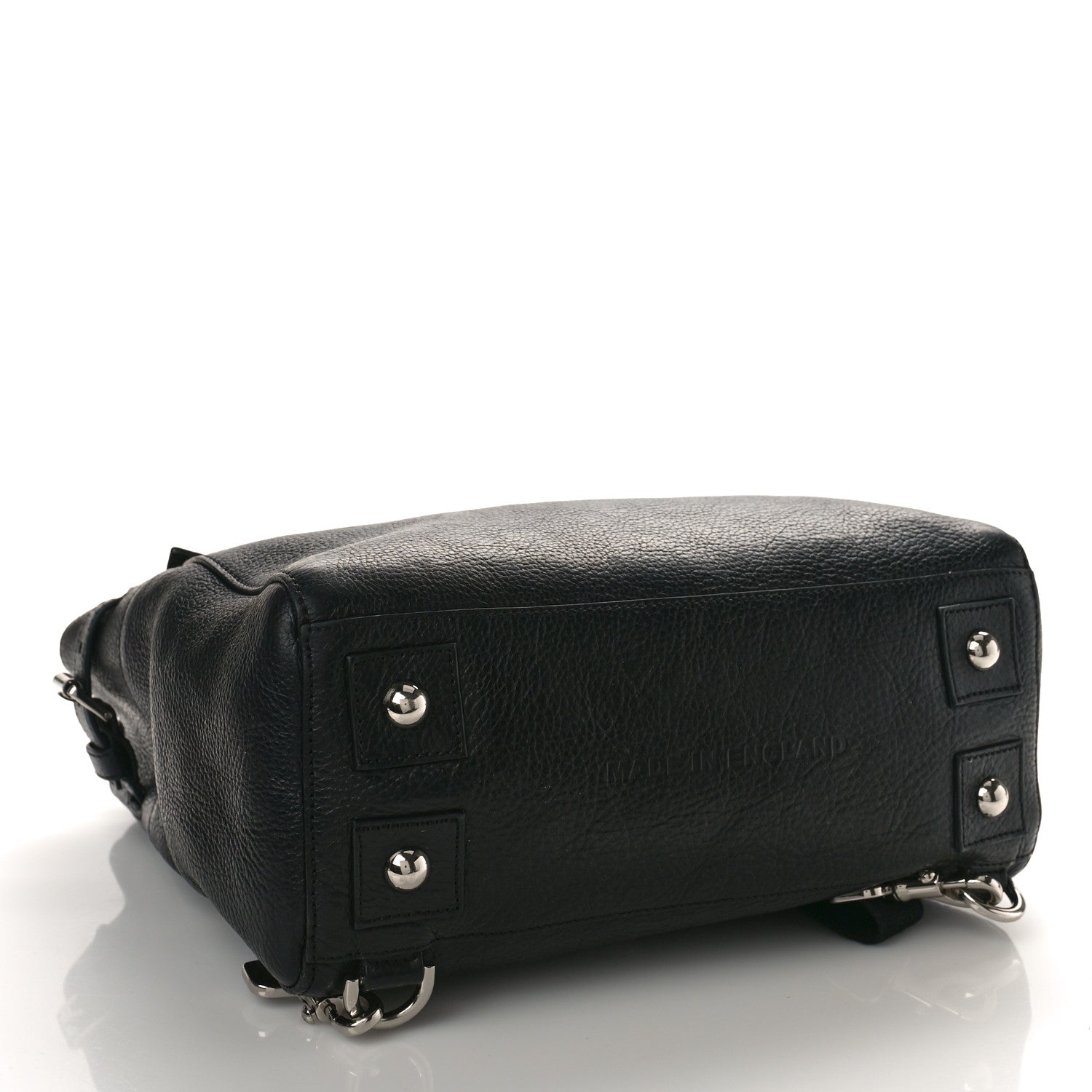 Mulberry Natural Leather Cara Delevingne Convertible Satchel Black 4 of 9