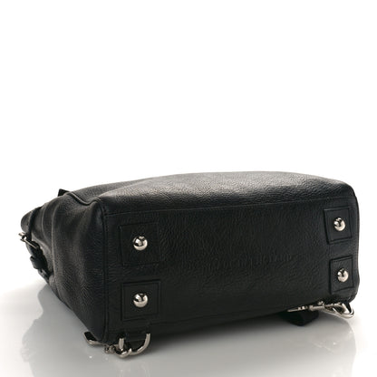 Mulberry Natural Leather Cara Delevingne Convertible Satchel Black 4 of 9