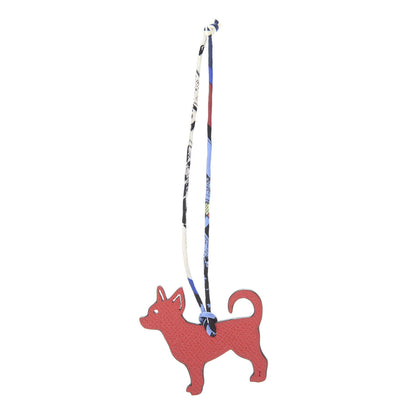 Hermes Togo Epsom Petit H Chihuahua Bag Charm Rouge De Coeur Black 1 of 4