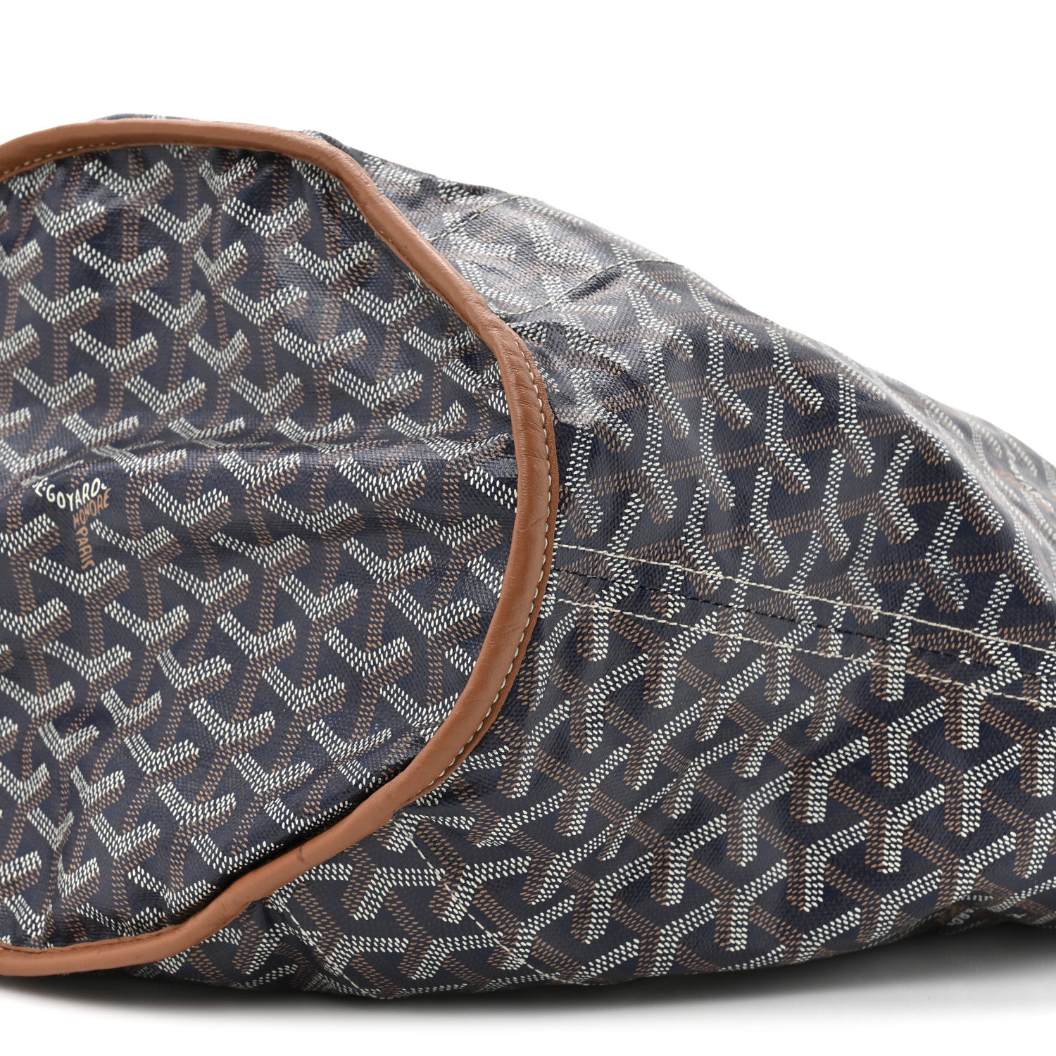 Goyard Goyardine Reversible Belharra Navy Gold 12 of 20