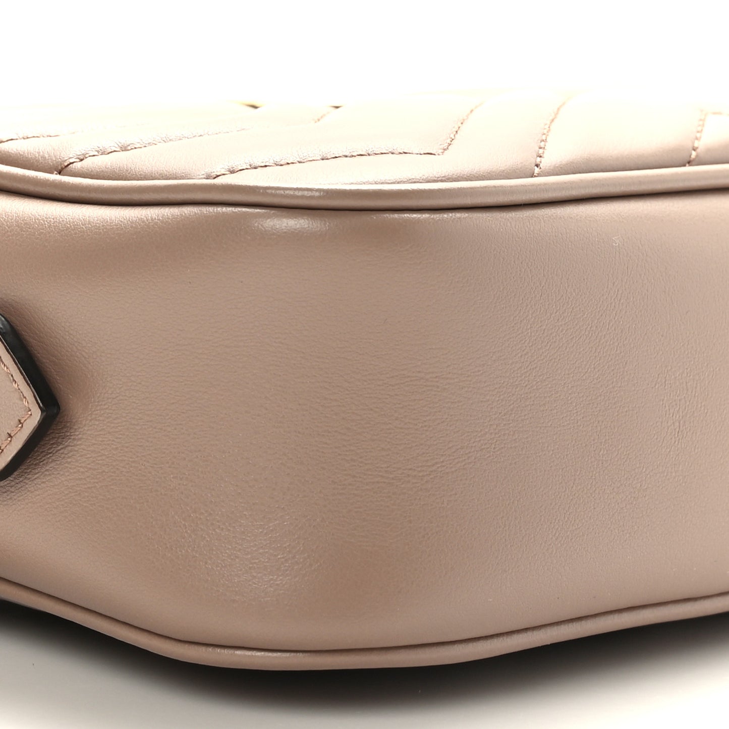 Calfskin Matelasse Mini GG Marmont Chain Shoulder Bag Porcelain Rose