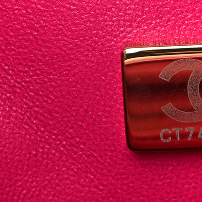 Chanel Aged Calfskin Quilted 2.55 Reissue Mini Flap Fuchsia 7 of 11