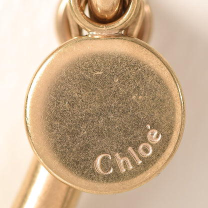 Chloe Calfskin Suede Medium Nile Bracelet Bag Off White 8 of 12