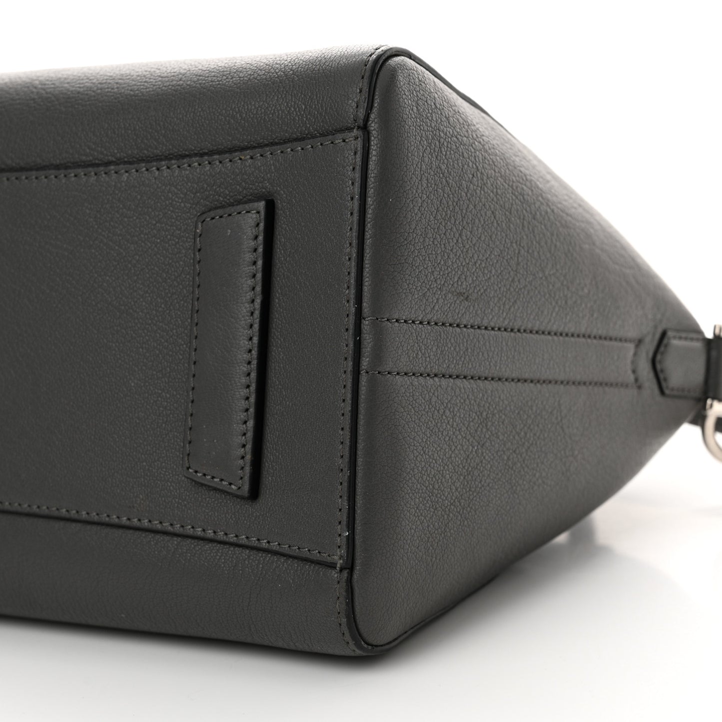 Sugar Goatskin Small Antigona Dark Grey