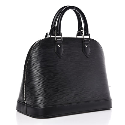 Louis Vuitton Epi Alma PM Black 3 of 9