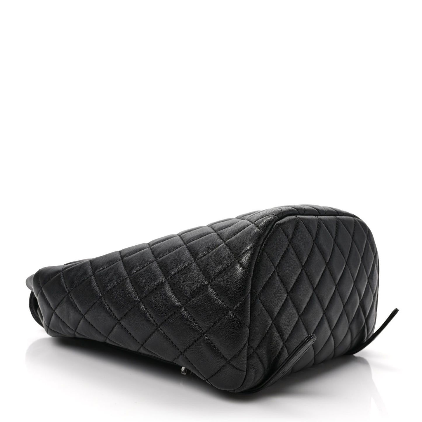 Calfskin Quilted Small Urban Spirit Backpack Black