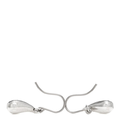 Tiffany Sterling Silver Elsa Peretti Teardrop Earrings 3 of 3