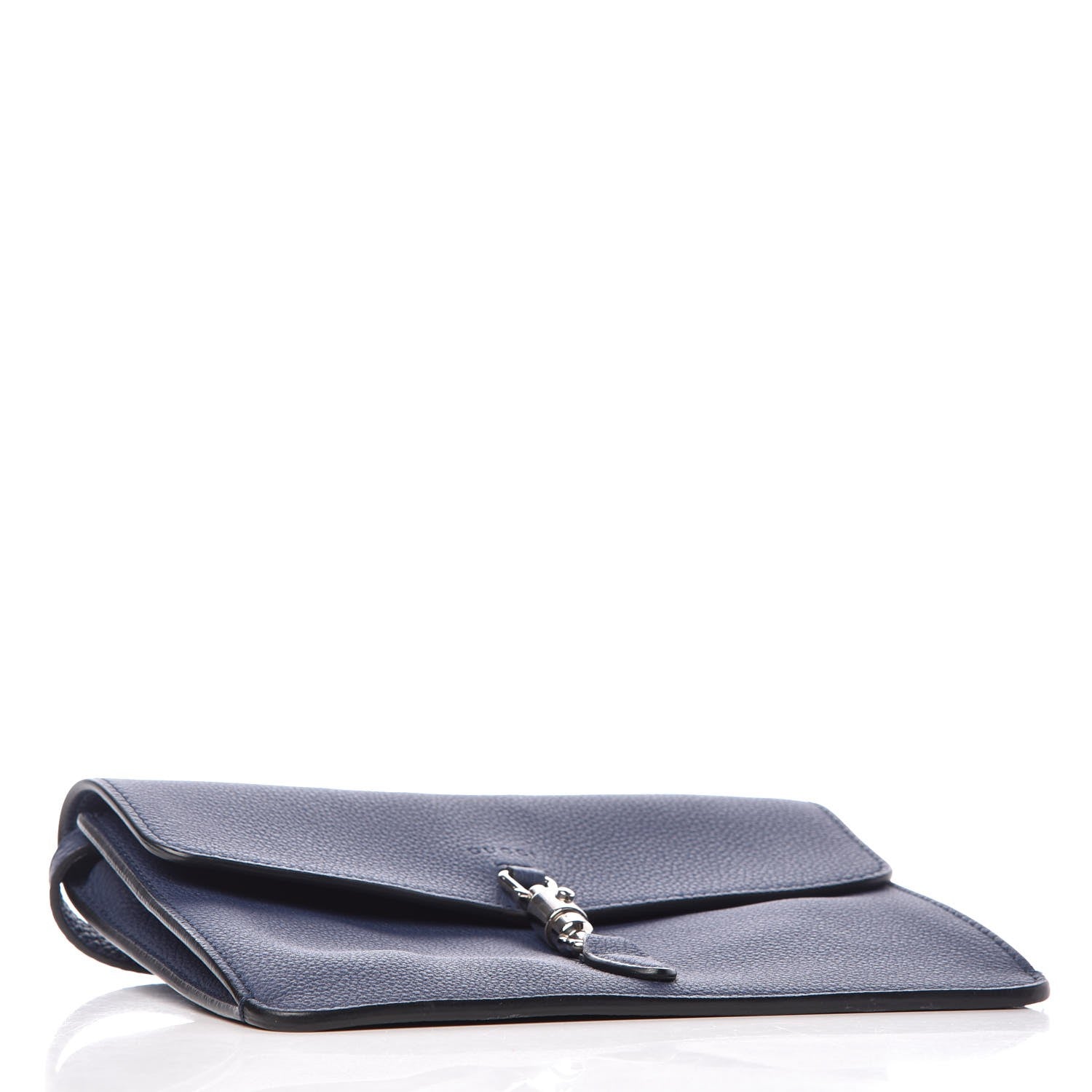 Gucci Grand Prix Calfskin Jackie Convertible Shoulder Bag Blue Marine 4 of 10