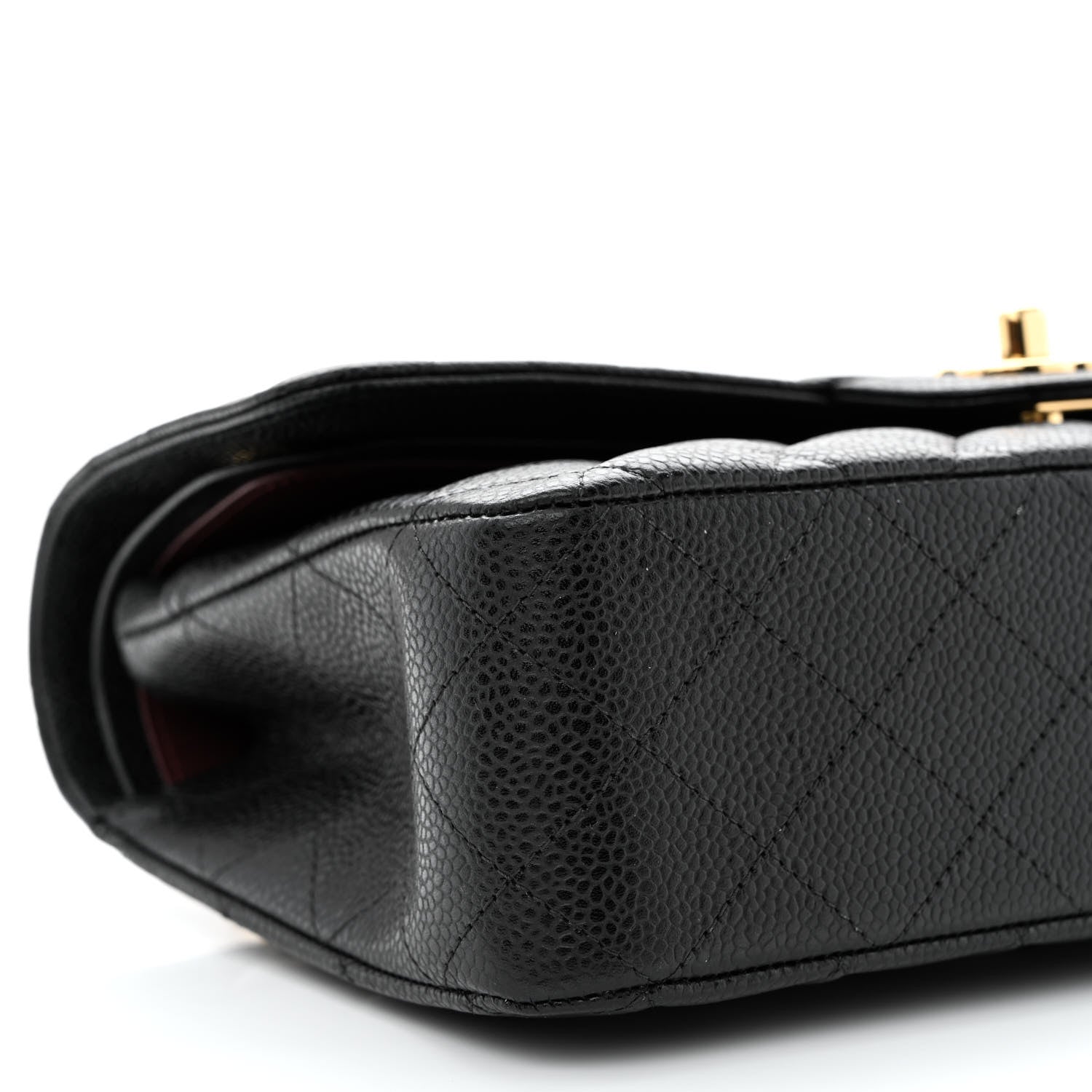 Chanel Caviar Quilted Medium Double Flap Black 9 of 11