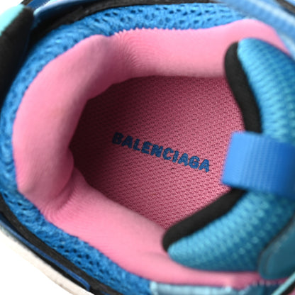 Balenciaga Mesh Nylon Womens Track Sneakers 39 Blue Black 8 of 11