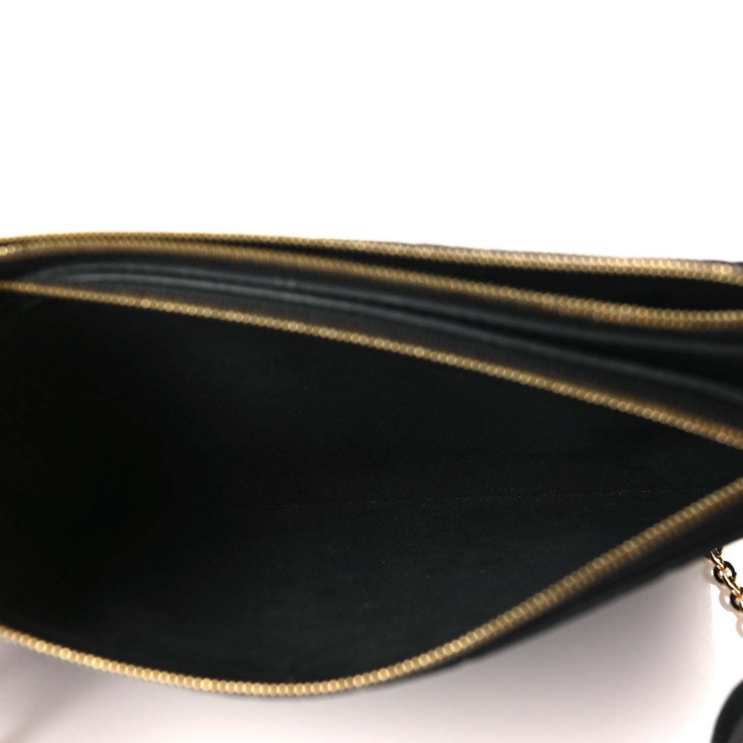 Louis Vuitton Empreinte Double Zip Pochette Black 5 of 10