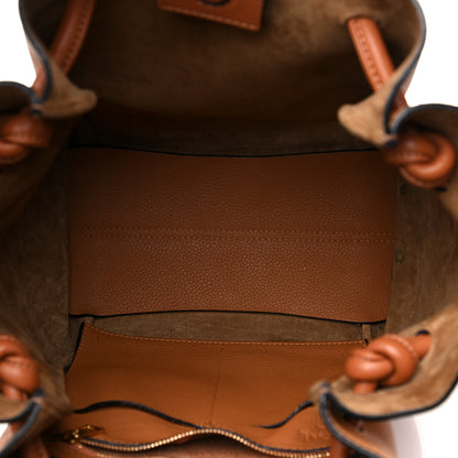 Loewe Calfskin Medium Flamenco Knot Bag Tan Light Caramel 6 of 16