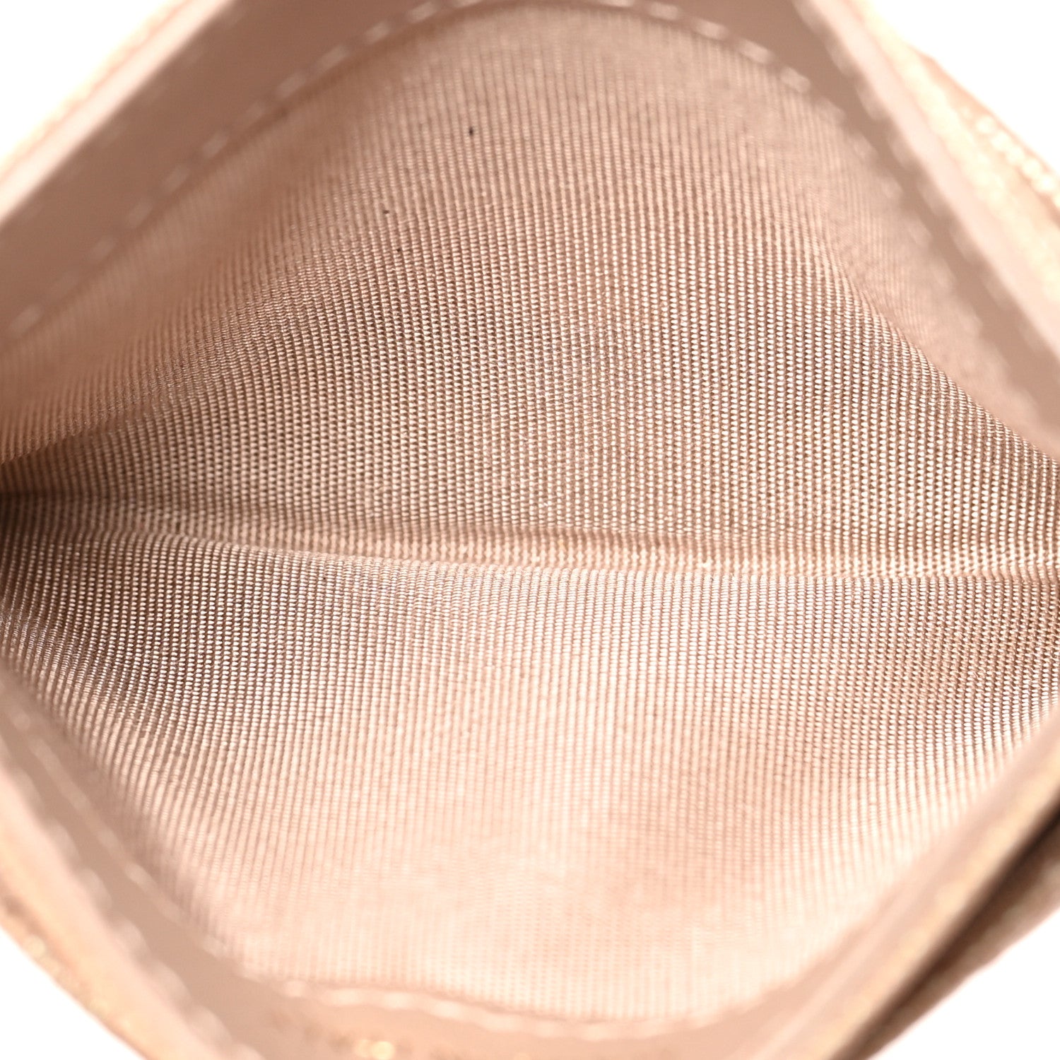 Chanel Iridescent Caviar Quilted Card Holder Beige 5 of 9
