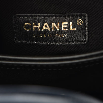 Chanel Grained Calfskin Mini Neo Executive Shopper Tote Navy 7 of 8