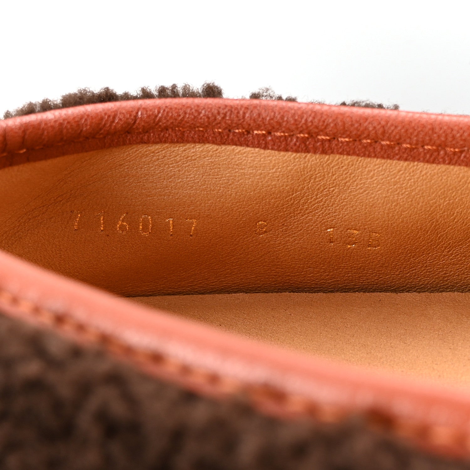 Gucci Merino Wool Mandala Goatskin Mens Horsebit Moccasin Loafers 8 Cocoa Amber Honey 12 of 13
