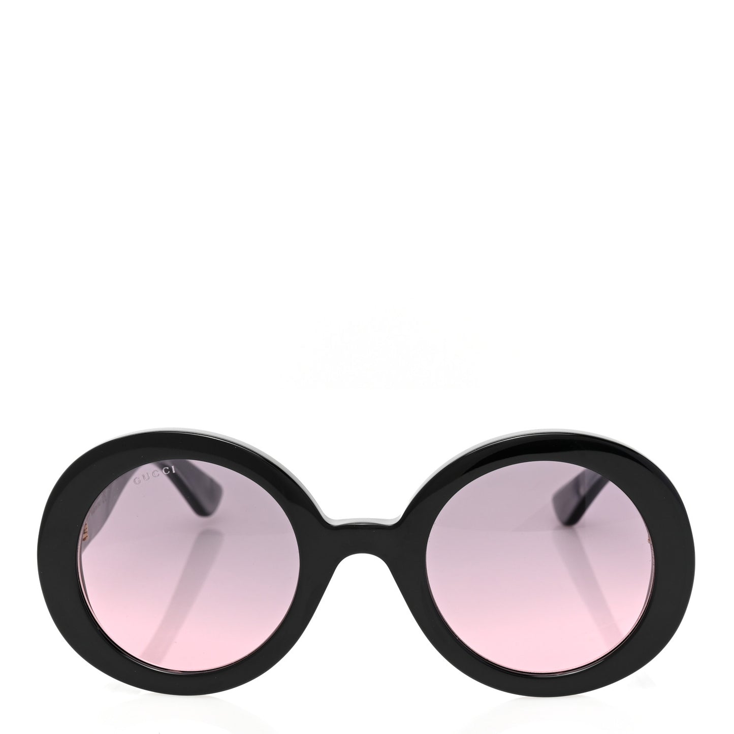 Acetate Round GG Sunglasses GG0319S Black