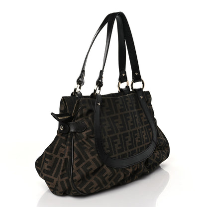 Fendi Zucca Medium Chef Shopper Tote Tobacco 2 of 8
