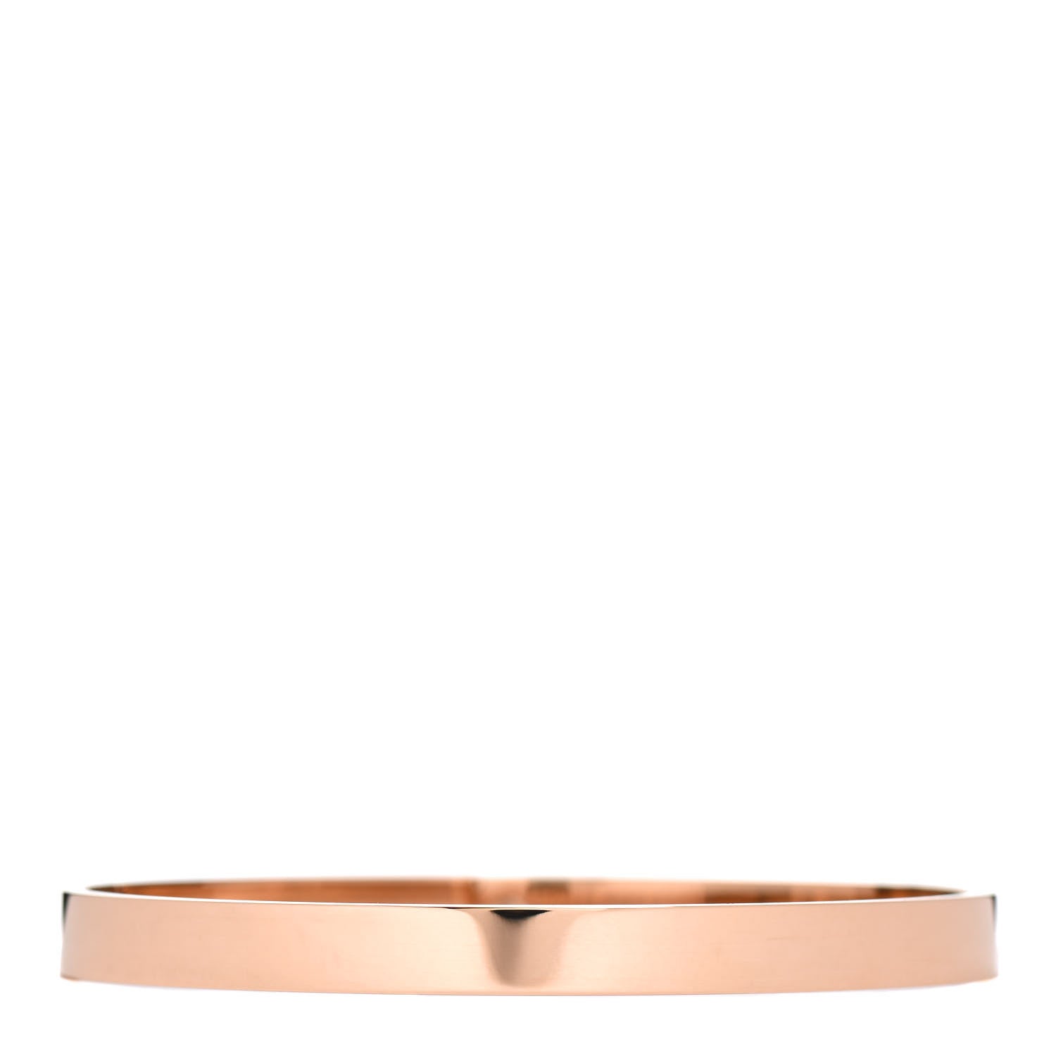 Hermes 18K Rose Gold Diamond PM Kelly Pave Bracelet ST 3 of 5