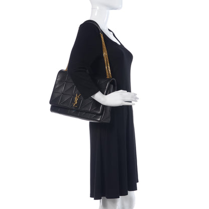 Saint Laurent Lambskin Patchwork Monogram Large Jamie Black 2 of 8