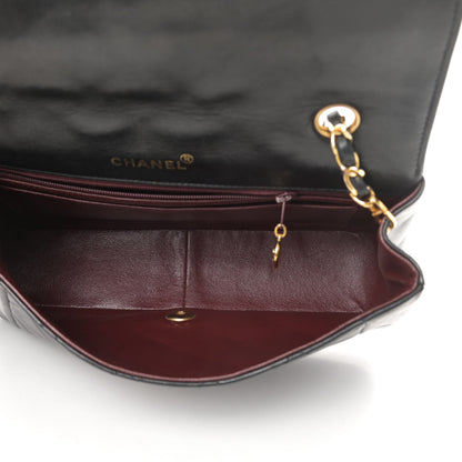 Chanel Lambskin Quilted Medium Single Flap Black 5 of 14